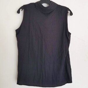 Kors Michael Kors Silk Tie MockNeck Sleeveless Top